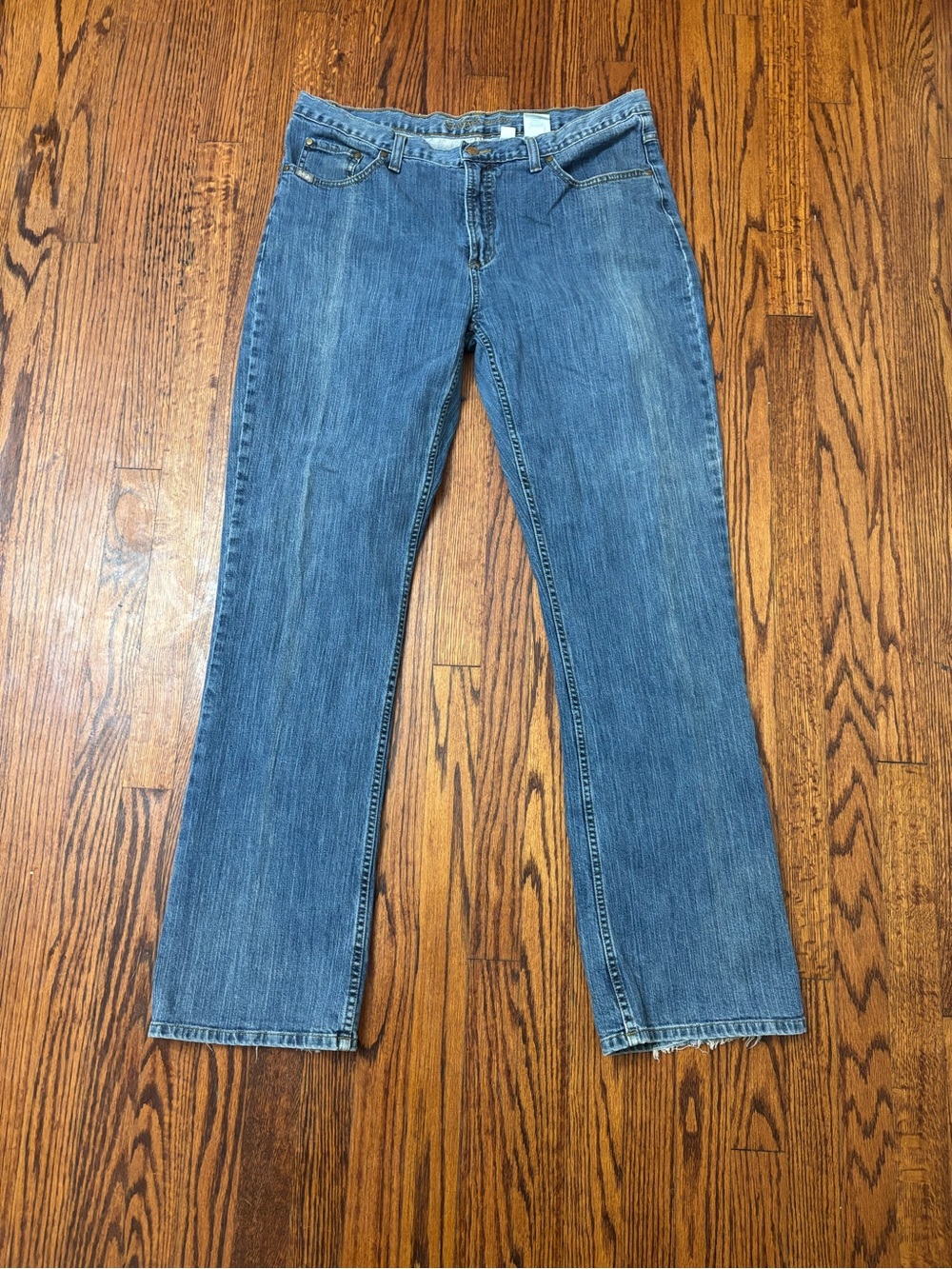 Classic Blue Straight-Leg Jeans